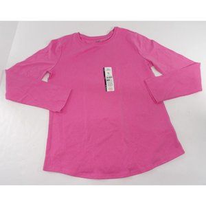 Girl's Long Sleeve Pull Over Pink Top size XXL 18 New with Tag
